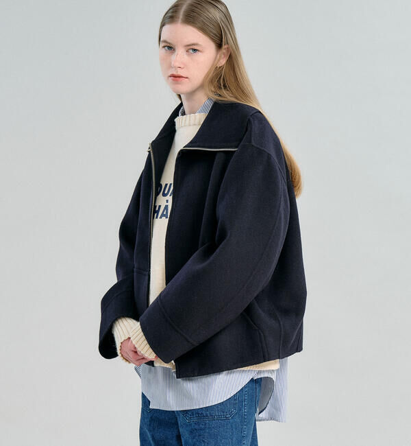 ORCIVAL「ORCIVAL | リバーウール ジップアップショートコート WOMEN」|その他|