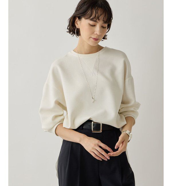  「《インナーにもおすすめ》Vガゼットプルオーバー」|Tシャツ・カットソー|