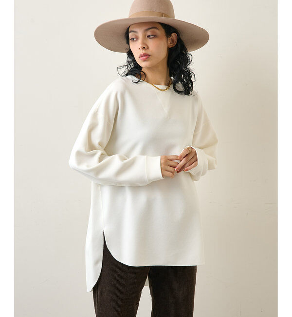  「《インナーにもおすすめ》Vガゼットプルオーバー」|Tシャツ・カットソー|