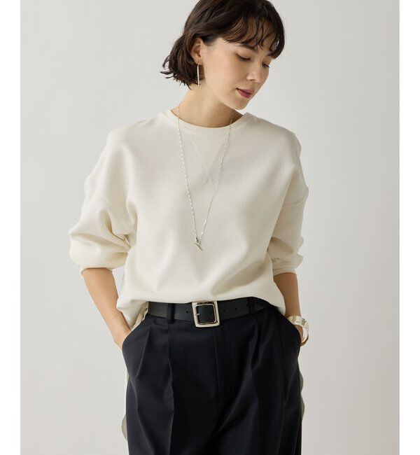  「《インナーにもおすすめ》Vガゼットプルオーバー」|Tシャツ・カットソー|