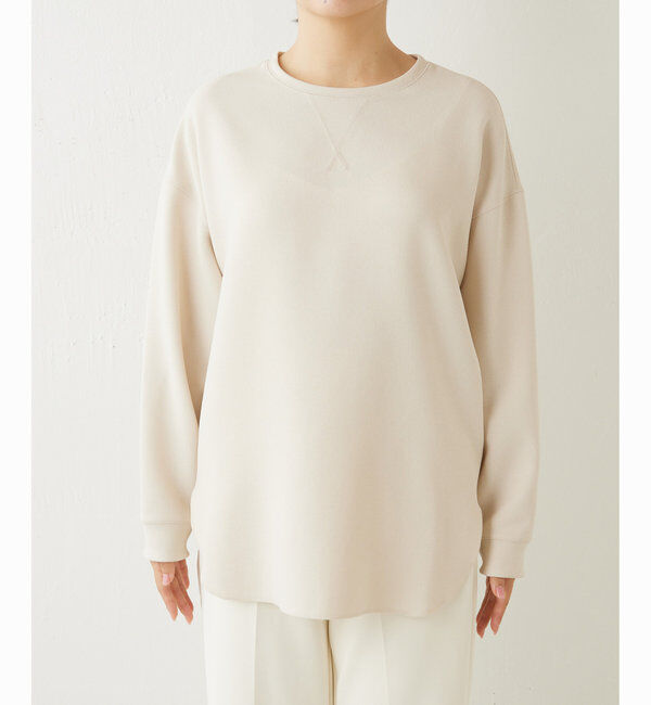  「《インナーにもおすすめ》Vガゼットプルオーバー」|Tシャツ・カットソー|