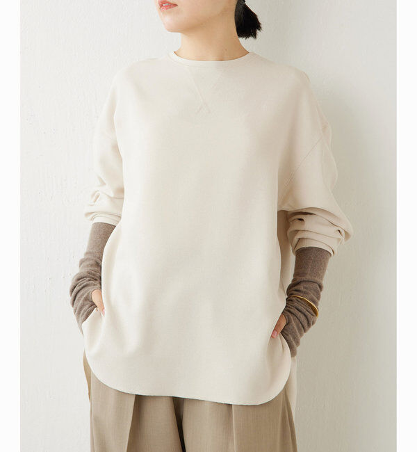  「《インナーにもおすすめ》Vガゼットプルオーバー」|Tシャツ・カットソー|