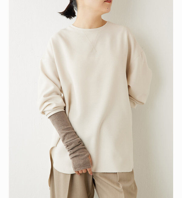  「《インナーにもおすすめ》Vガゼットプルオーバー」|Tシャツ・カットソー|