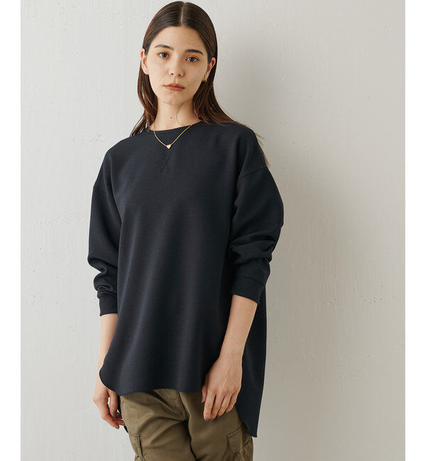  「《インナーにもおすすめ》Vガゼットプルオーバー」|Tシャツ・カットソー|