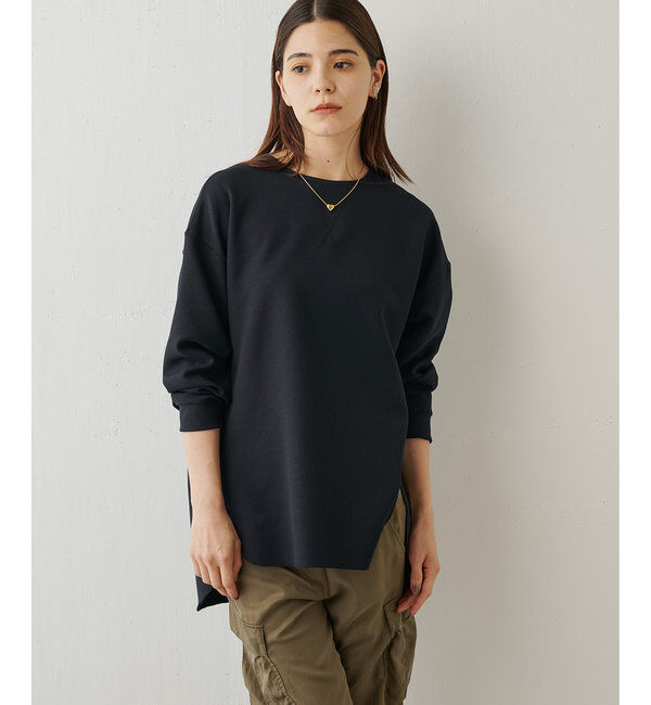  「《インナーにもおすすめ》Vガゼットプルオーバー」|Tシャツ・カットソー|