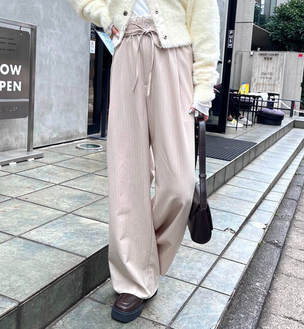  「Wベルトパンツ」|チノ|