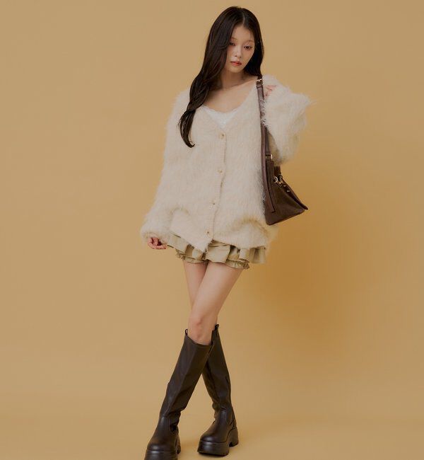  「厚底ストレッチロングブーツ」|ロングブーツ|