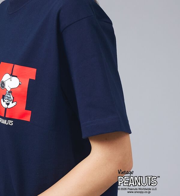 ABAHOUSE「【PEANUTS x BEEFY-T】クルーネック半袖Tシャツ / 26SS /」|Tシャツ・カットソー|