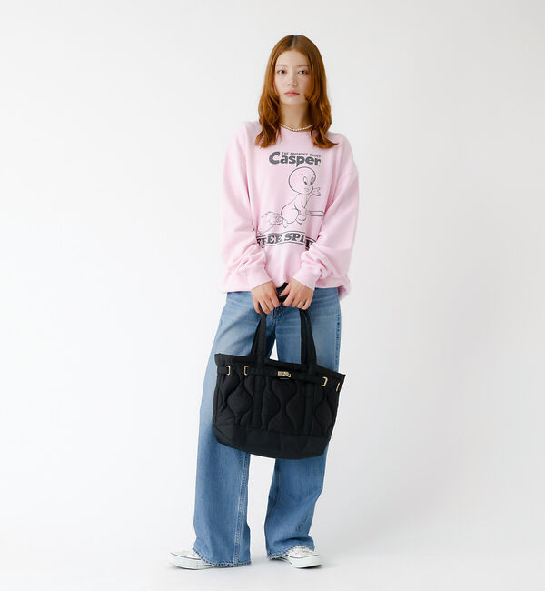 Rouge vif「【TRIFFER/トリファー】キルティングトートバッグ/キルティング/トート/大」|トートバッグ|