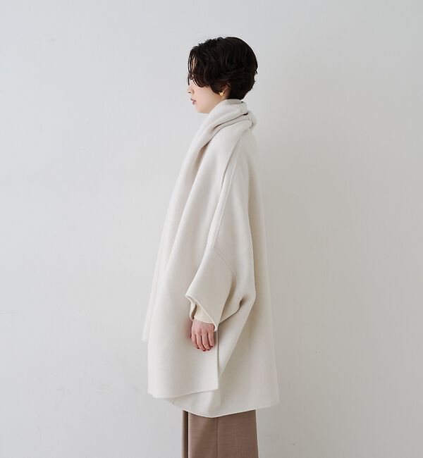 Rouge vif「【2サイズ展開】ストール/マフラー付き変形リバーコート」|その他|