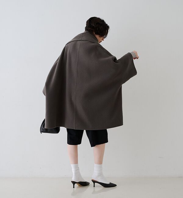 Rouge vif「【2サイズ展開】ストール/マフラー付き変形リバーコート」|その他|