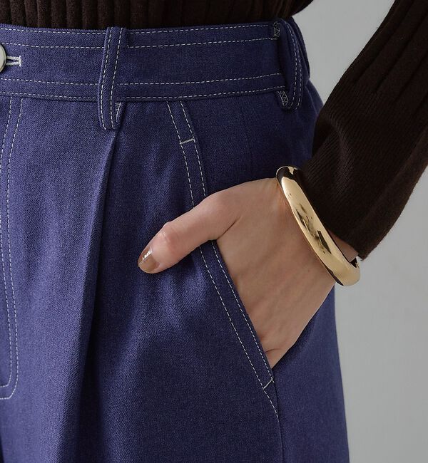 qualite「ウーリッシュワイドデニムパンツ【予約】」|その他|