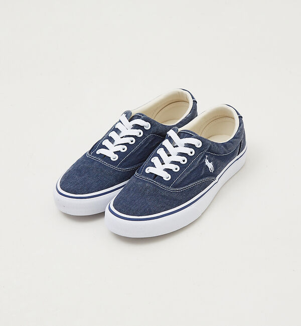The Store by C' 「【POLO RALPH LAUREN 】ウォッシュドキャンバススニーカー」|スニーカー|ネイビー
