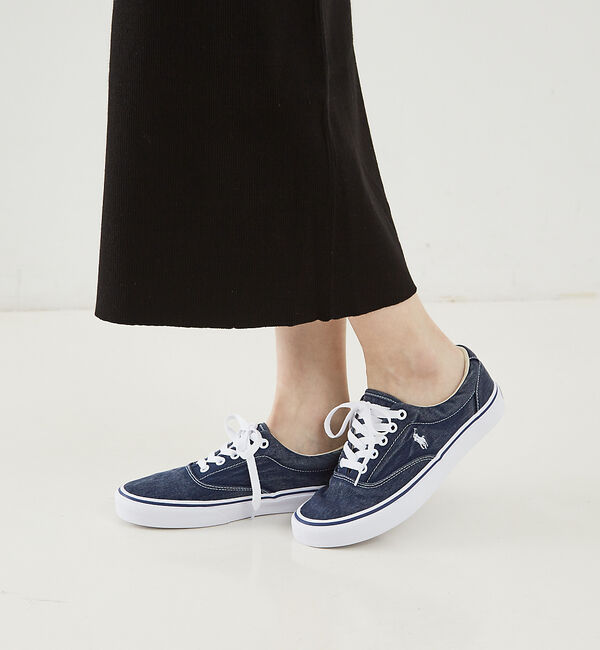 The Store by C' 「【POLO RALPH LAUREN 】ウォッシュドキャンバススニーカー」|スニーカー|