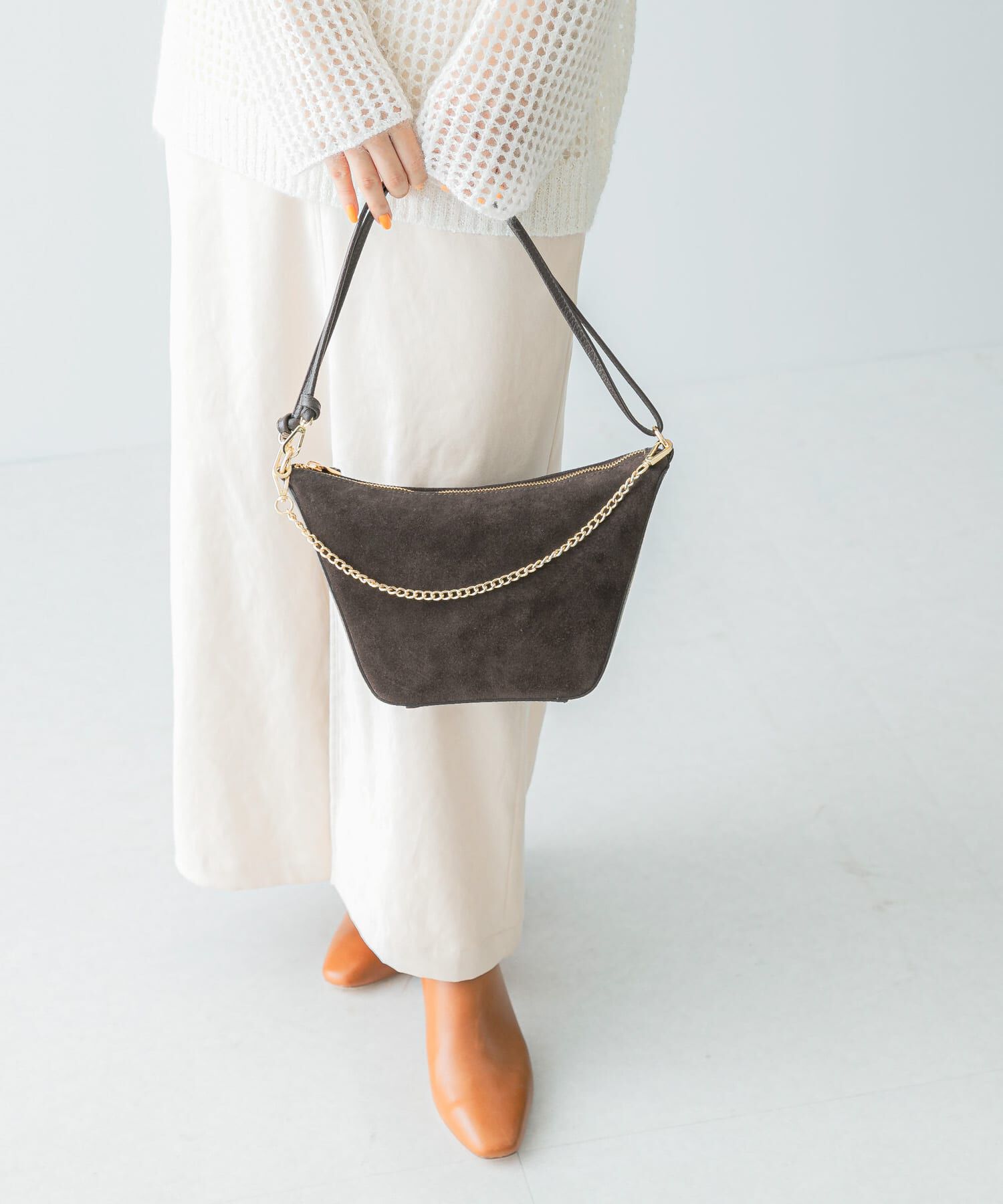 URBAN RESEARCH ROSSO「AULENTTI　スエード2WAYBAG」|ショルダー・メッセンジャー|