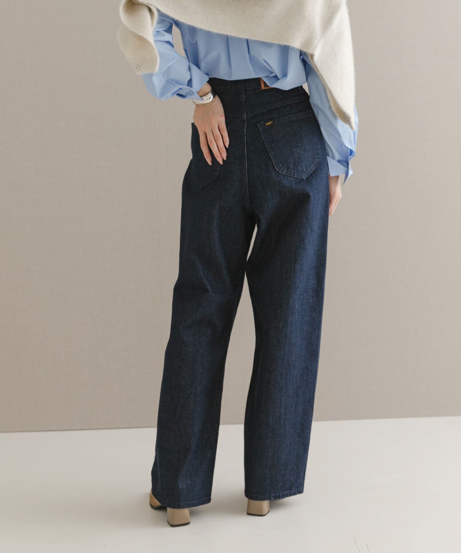 URBAN RESEARCH ROSSO「『別注』Lee&times;ROSSO　FRONT TUCK DENIM PANTS」|デニム|