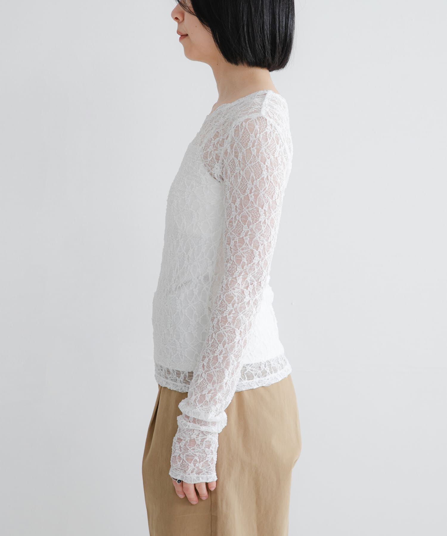 URBAN RESEARCH「ストレッチレーストップス」|Tシャツ・カットソー|