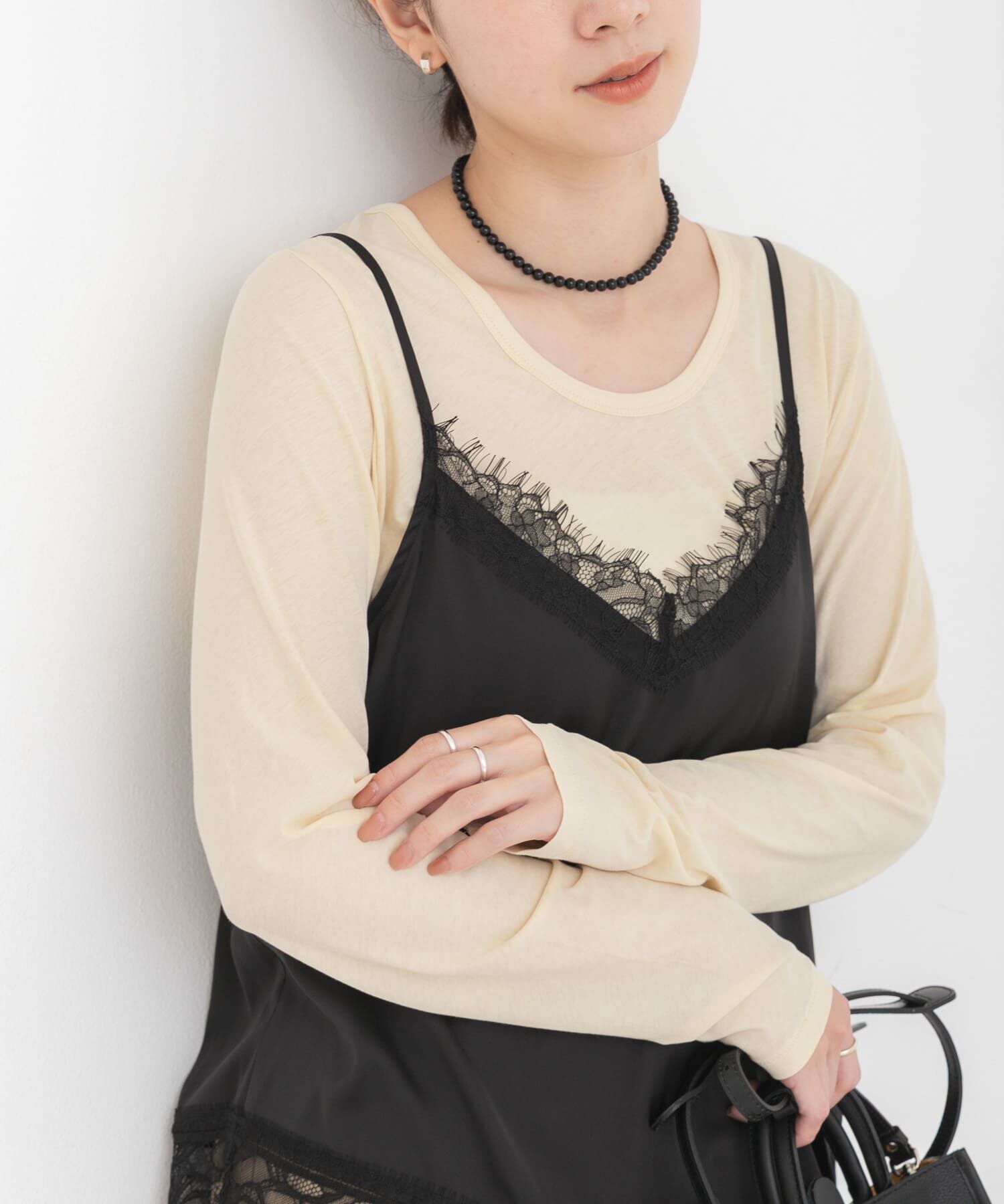 URBAN RESEARCH「2WAYシアーカットソー」|Tシャツ・カットソー|イエロー