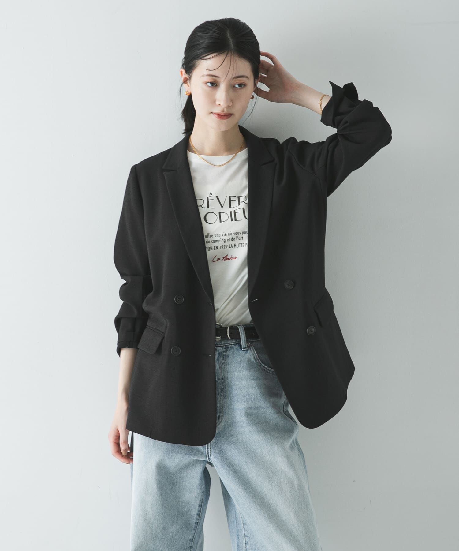 URBAN RESEARCH「ダブルブレストメッシュジャケット」|その他|