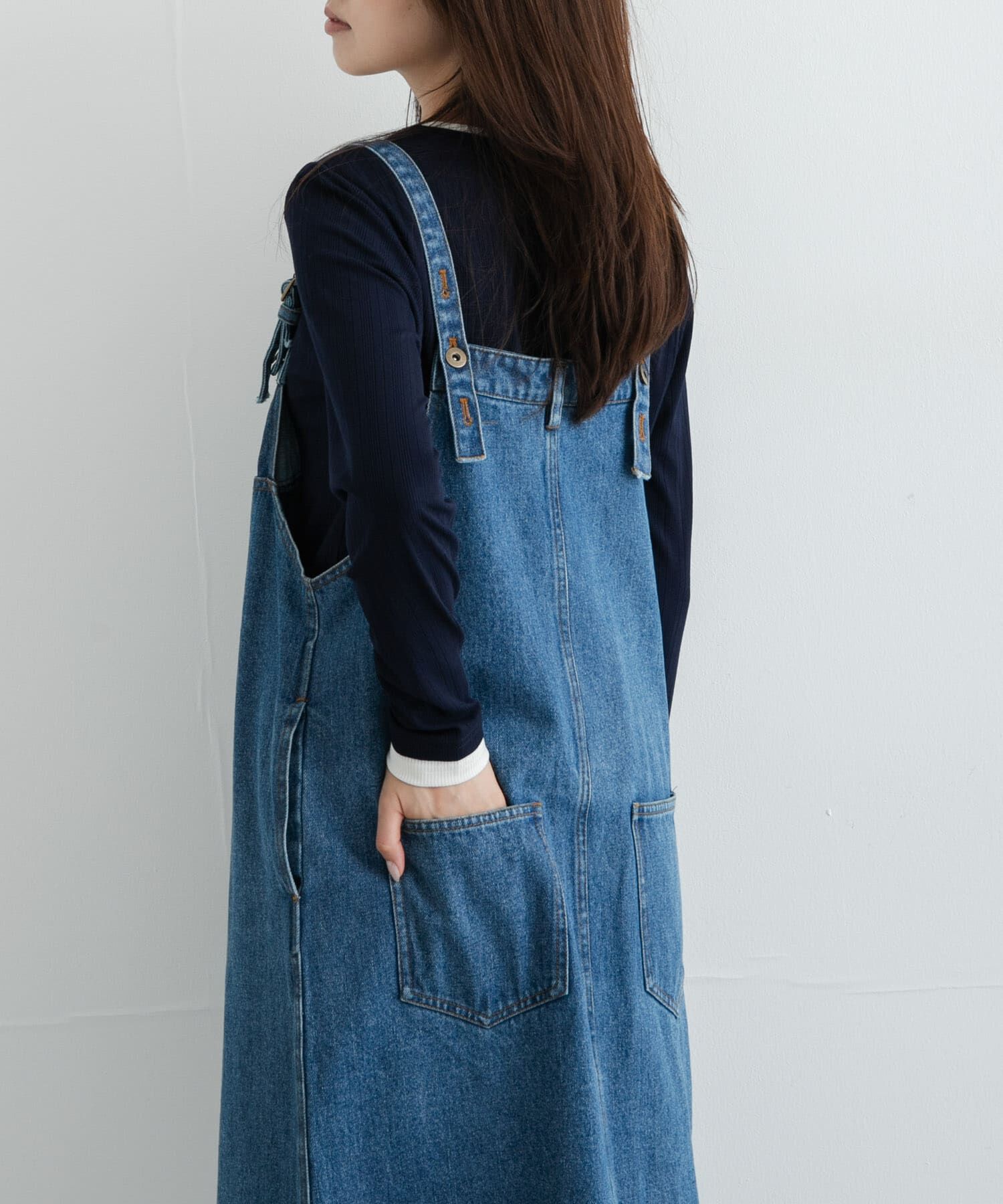 Sonny Label 「デニムキャミジャンパースカート」|ジャンパースカート|