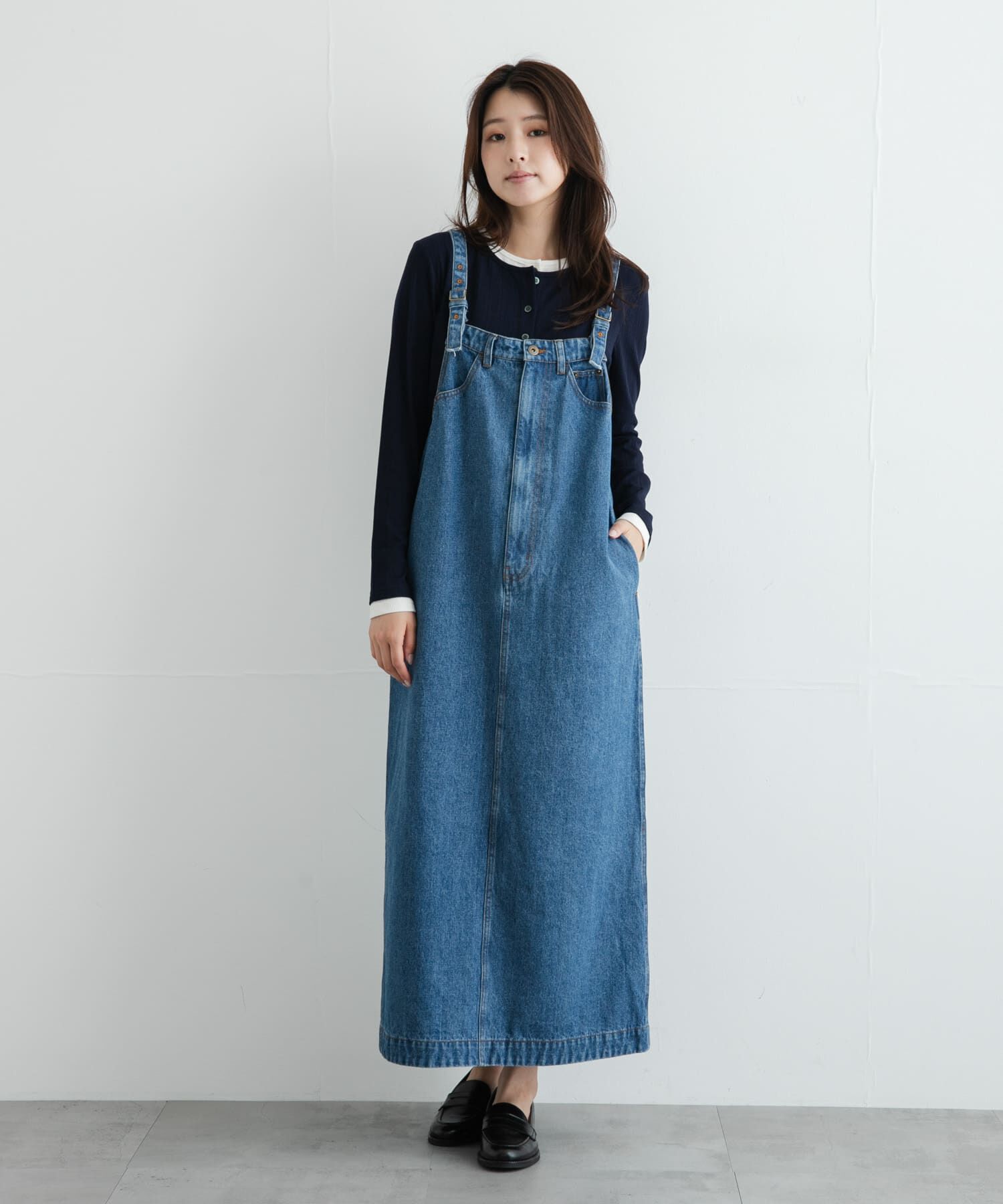 Sonny Label 「デニムキャミジャンパースカート」|ジャンパースカート|