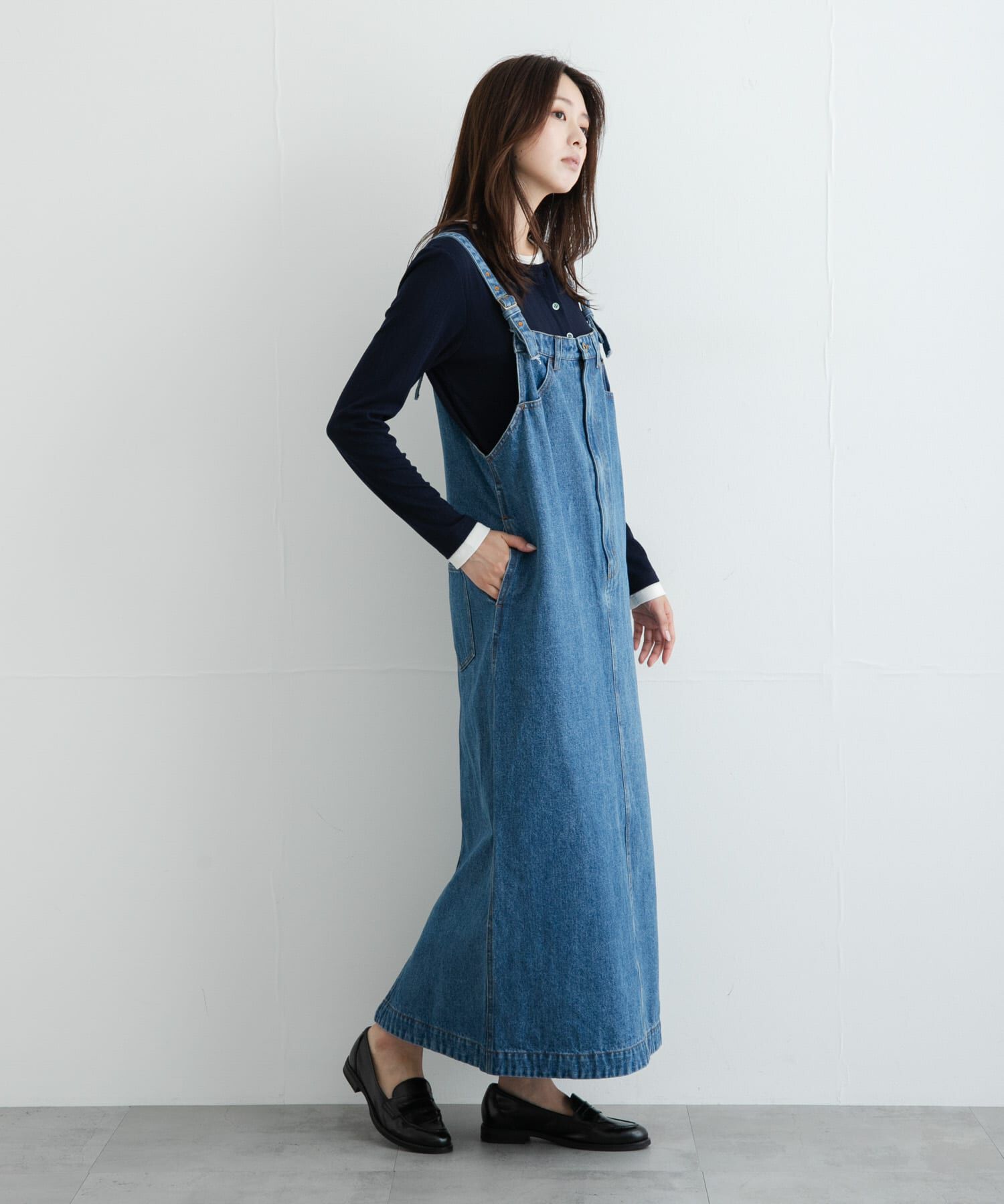 Sonny Label 「デニムキャミジャンパースカート」|ジャンパースカート|
