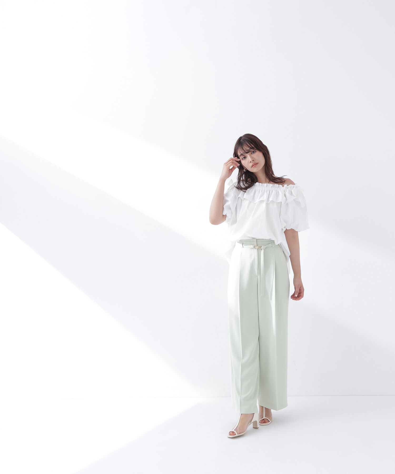  「＜Oggi.jp掲載＞ショルダーリボンブラウス」|シャツ・ブラウス|
