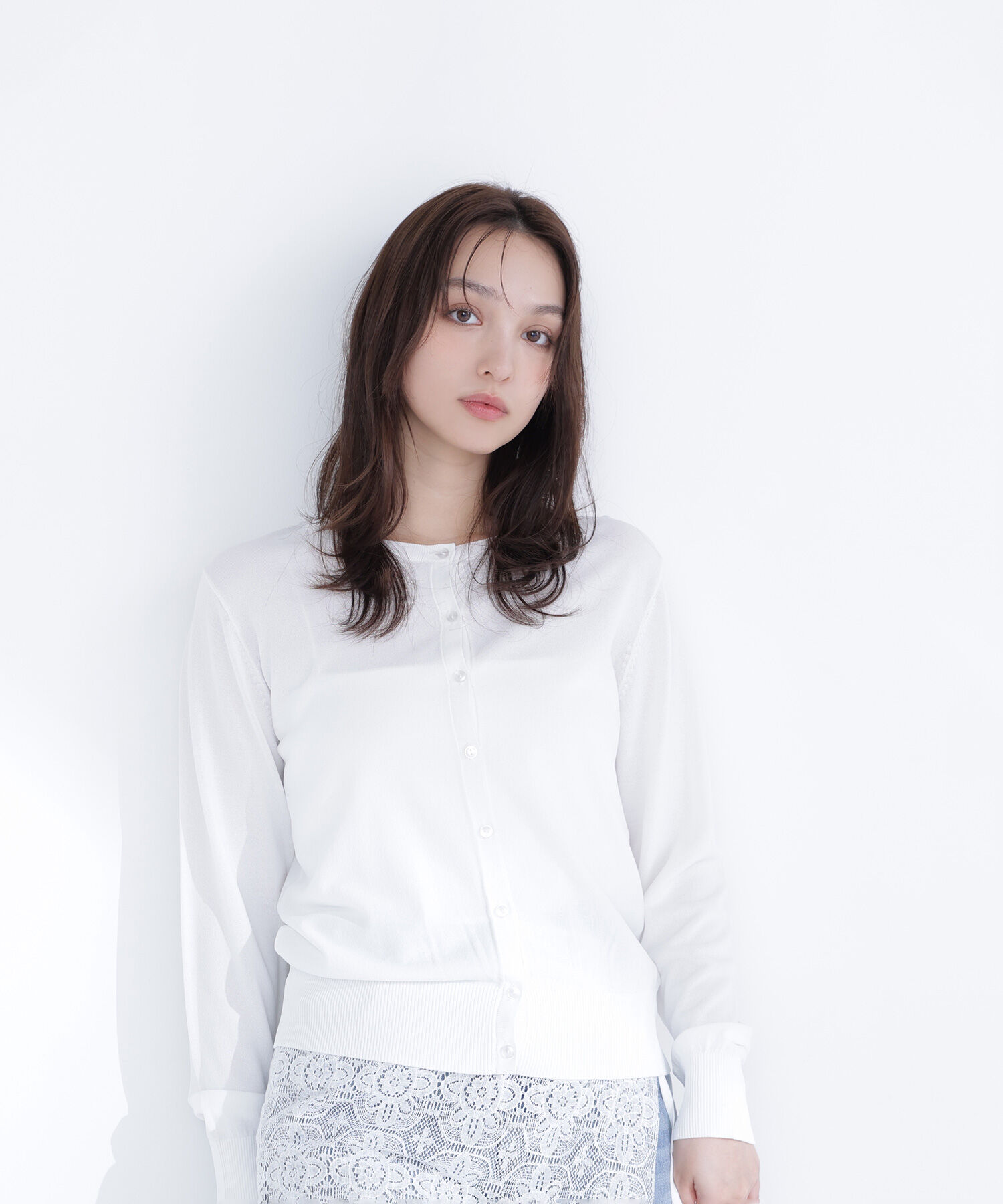  「＜Oggi.jp掲載＞レーヨンナイロンカーディガン」|ニット・セーター|