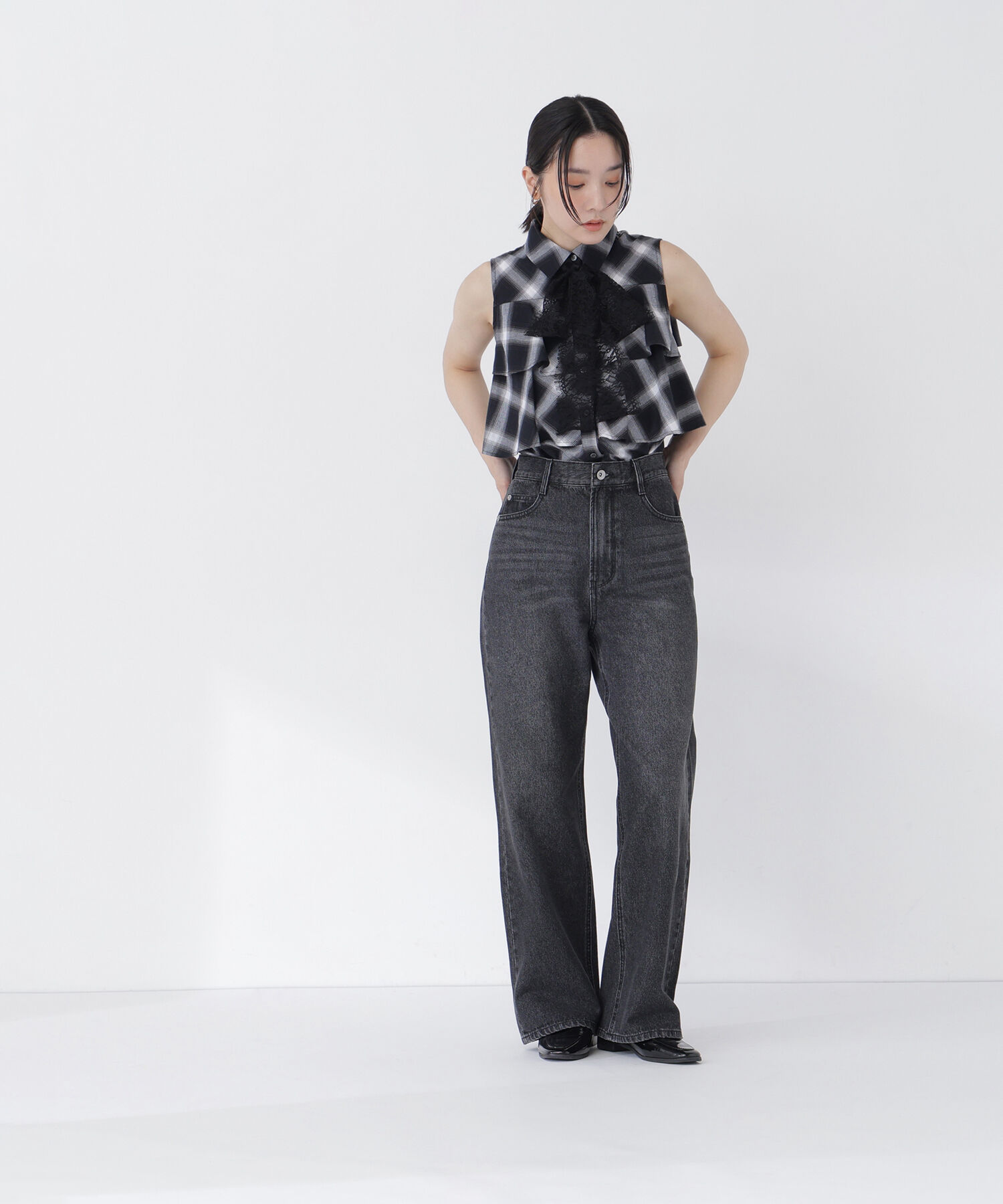  「＜Oggi.jp・CanCam.jp掲載＞ワイドストレートデニムパンツ」|その他|