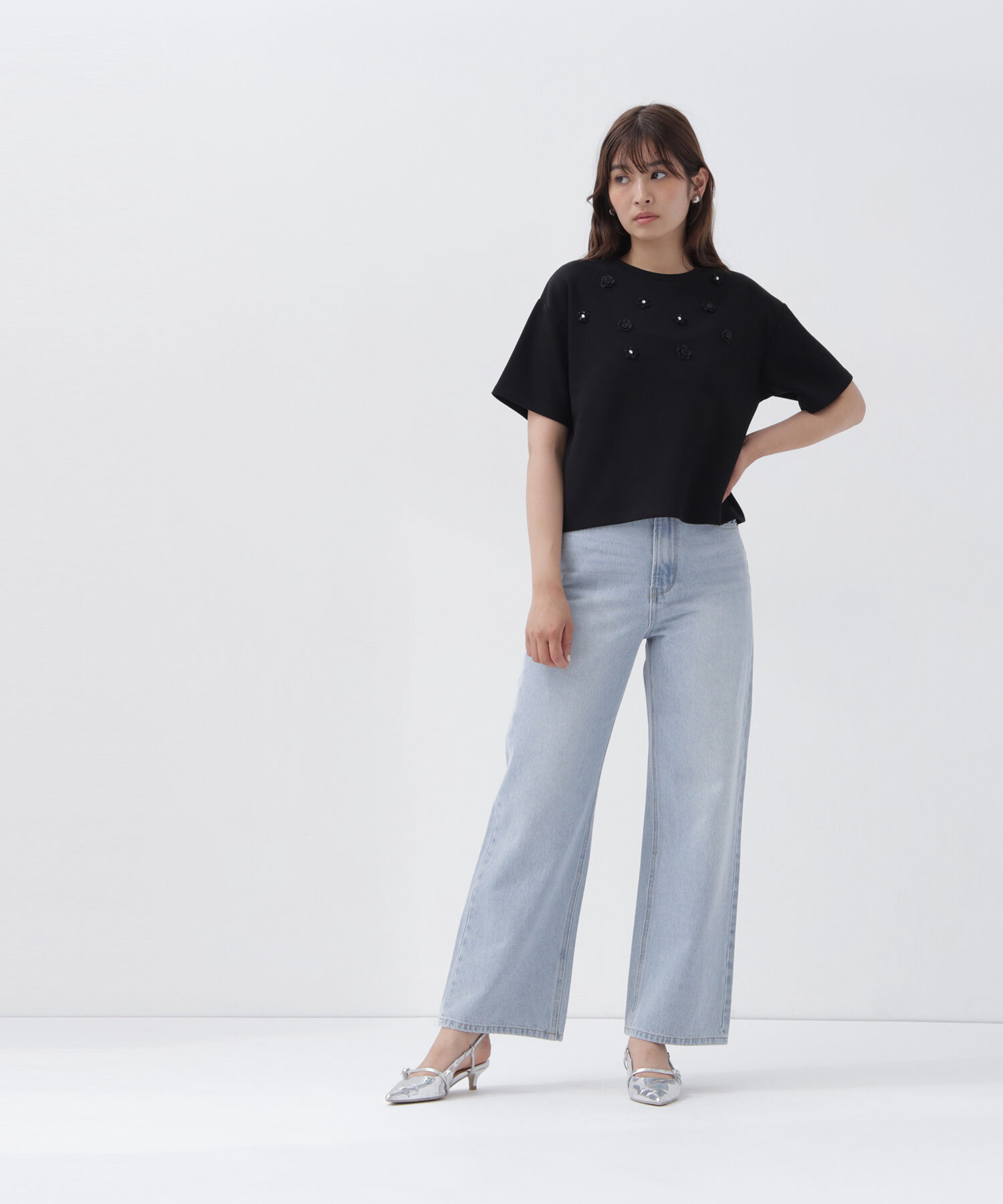  「＜Oggi.jp・CanCam.jp掲載＞ワイドストレートデニムパンツ」|その他|