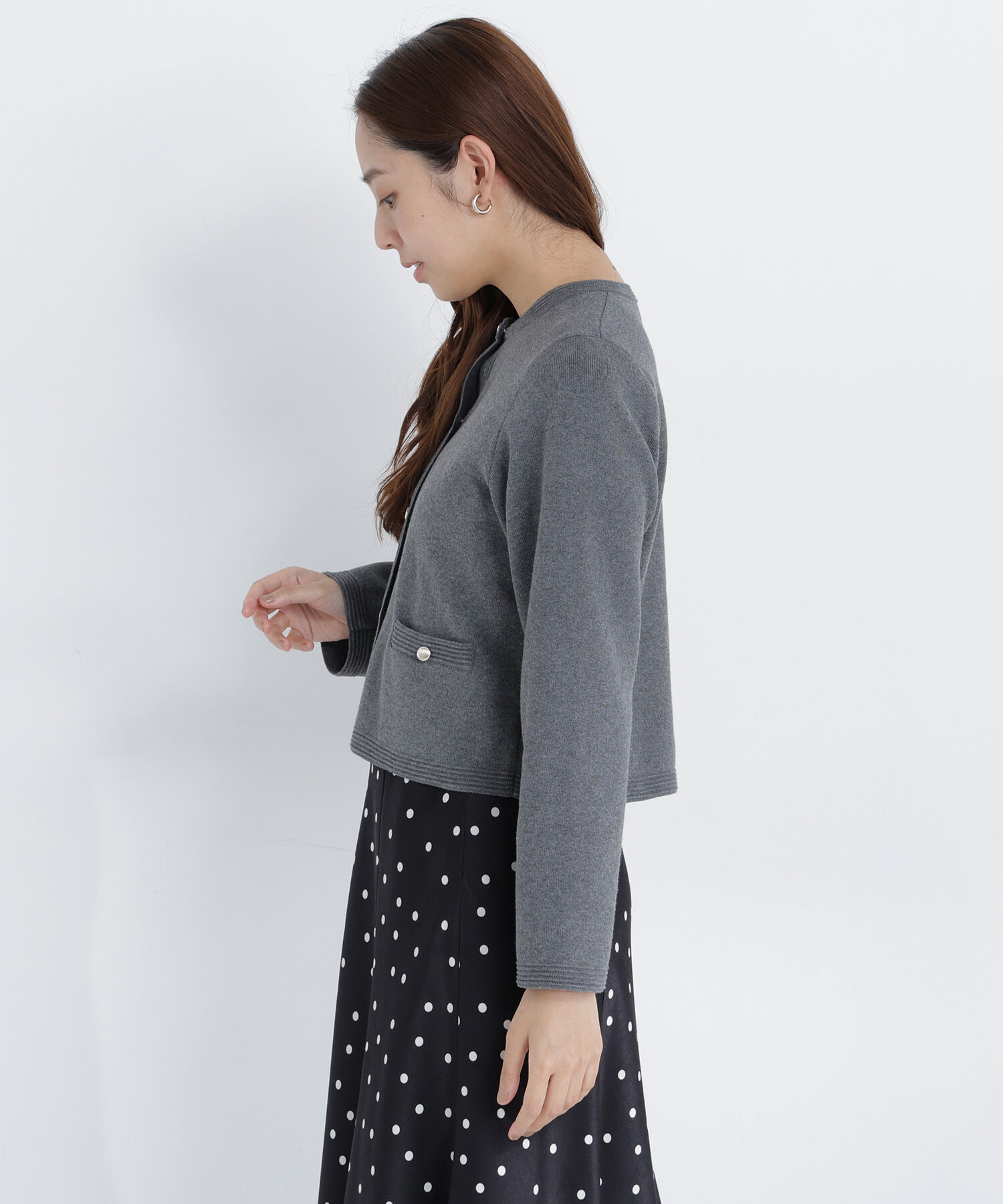 「シルクブレンドカーディガン 26AW」|ニット・セーター|