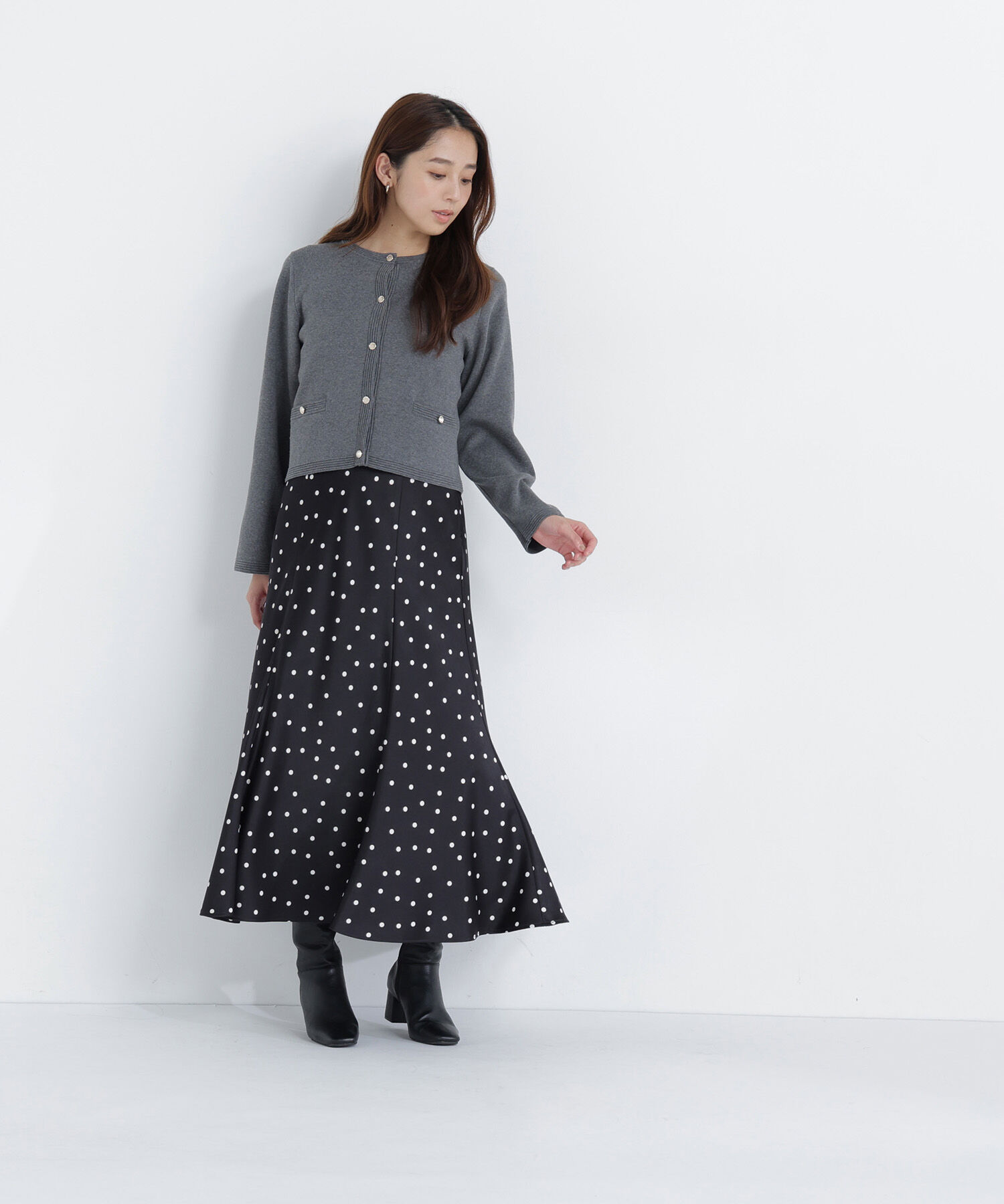  「シルクブレンドカーディガン 26AW」|ニット・セーター|