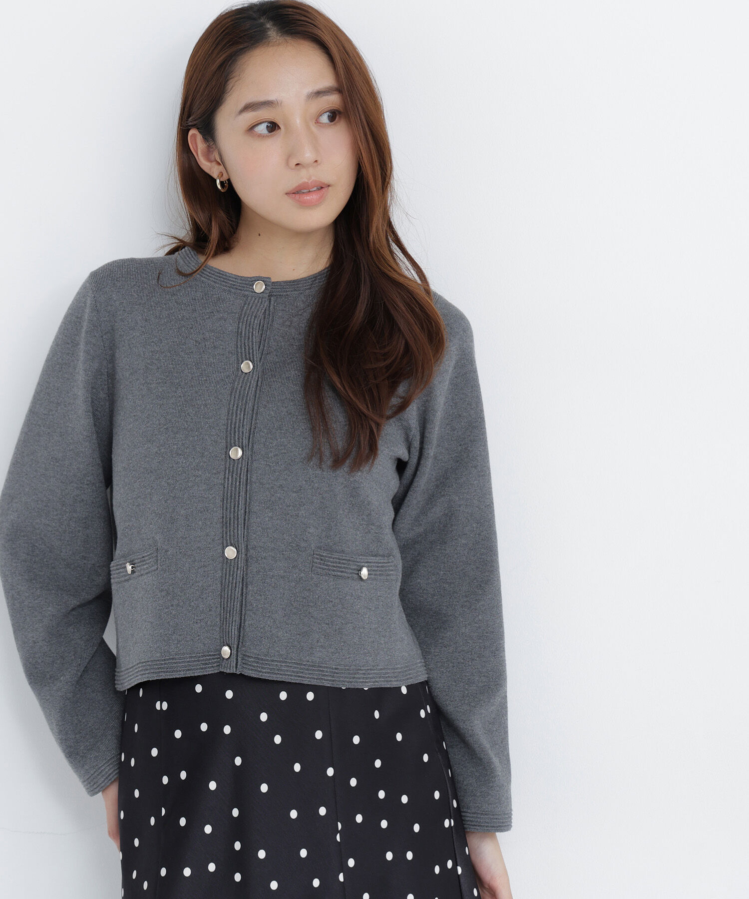  「シルクブレンドカーディガン 26AW」|ニット・セーター|