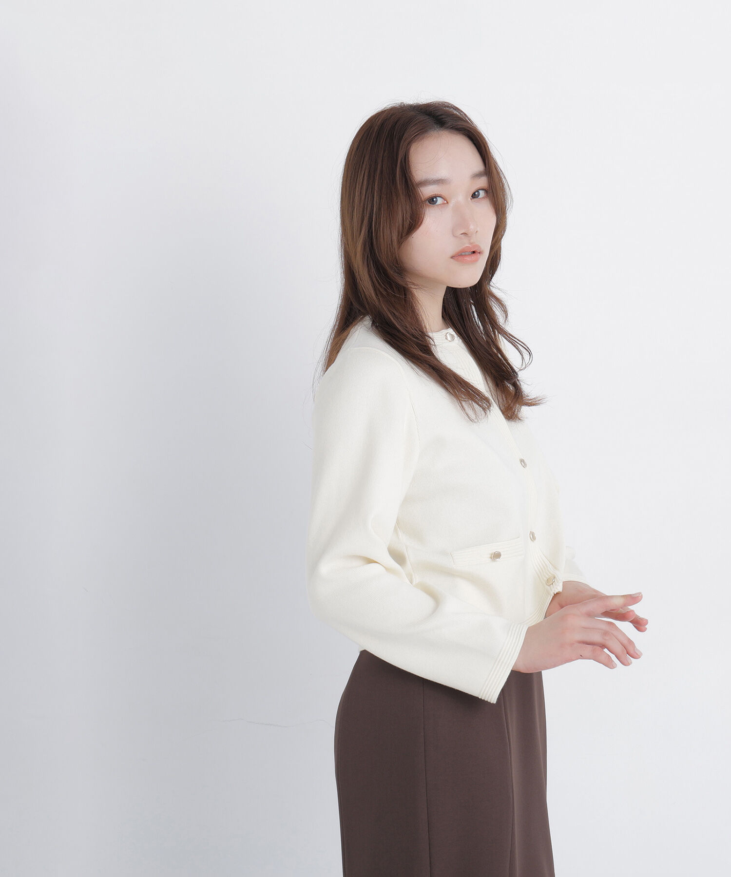  「シルクブレンドカーディガン 26AW」|ニット・セーター|