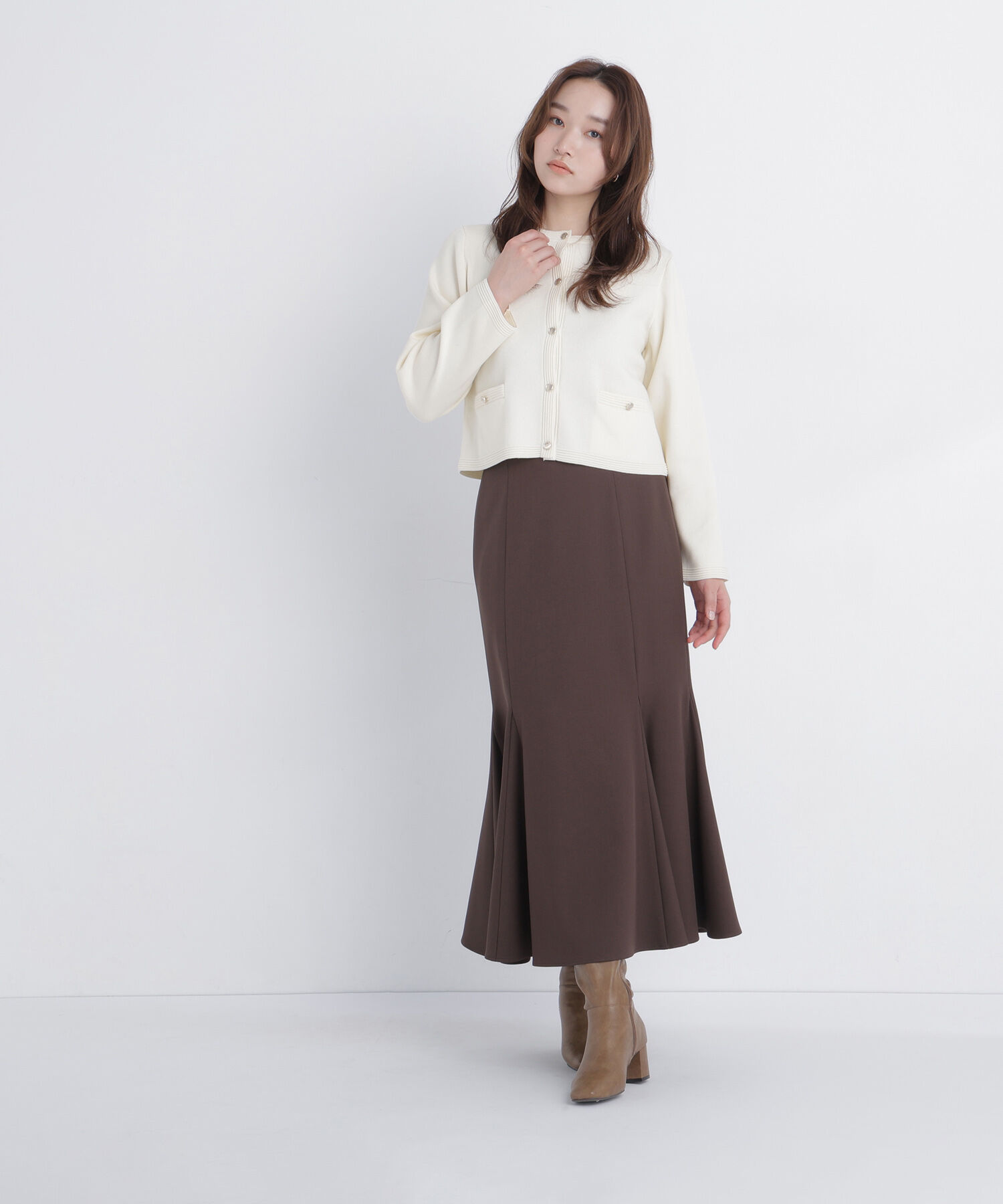  「シルクブレンドカーディガン 26AW」|ニット・セーター|