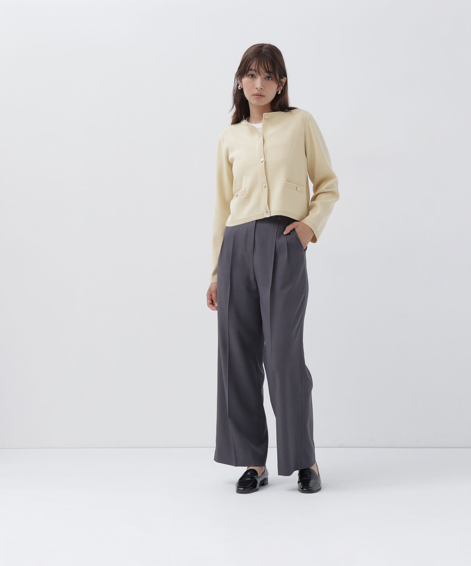  「シルクブレンドカーディガン 26AW」|ニット・セーター|