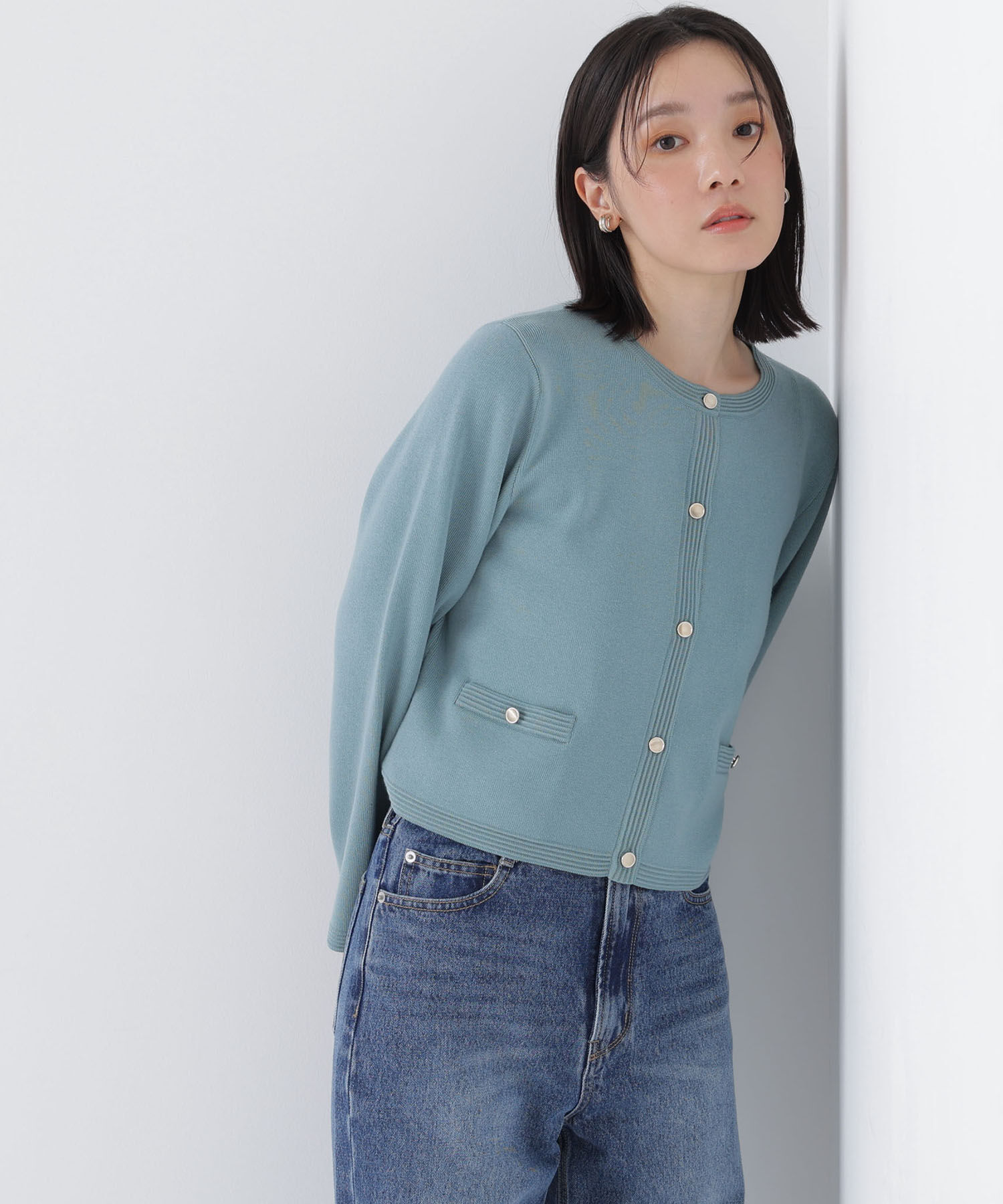  「シルクブレンドカーディガン 26AW」|ニット・セーター|