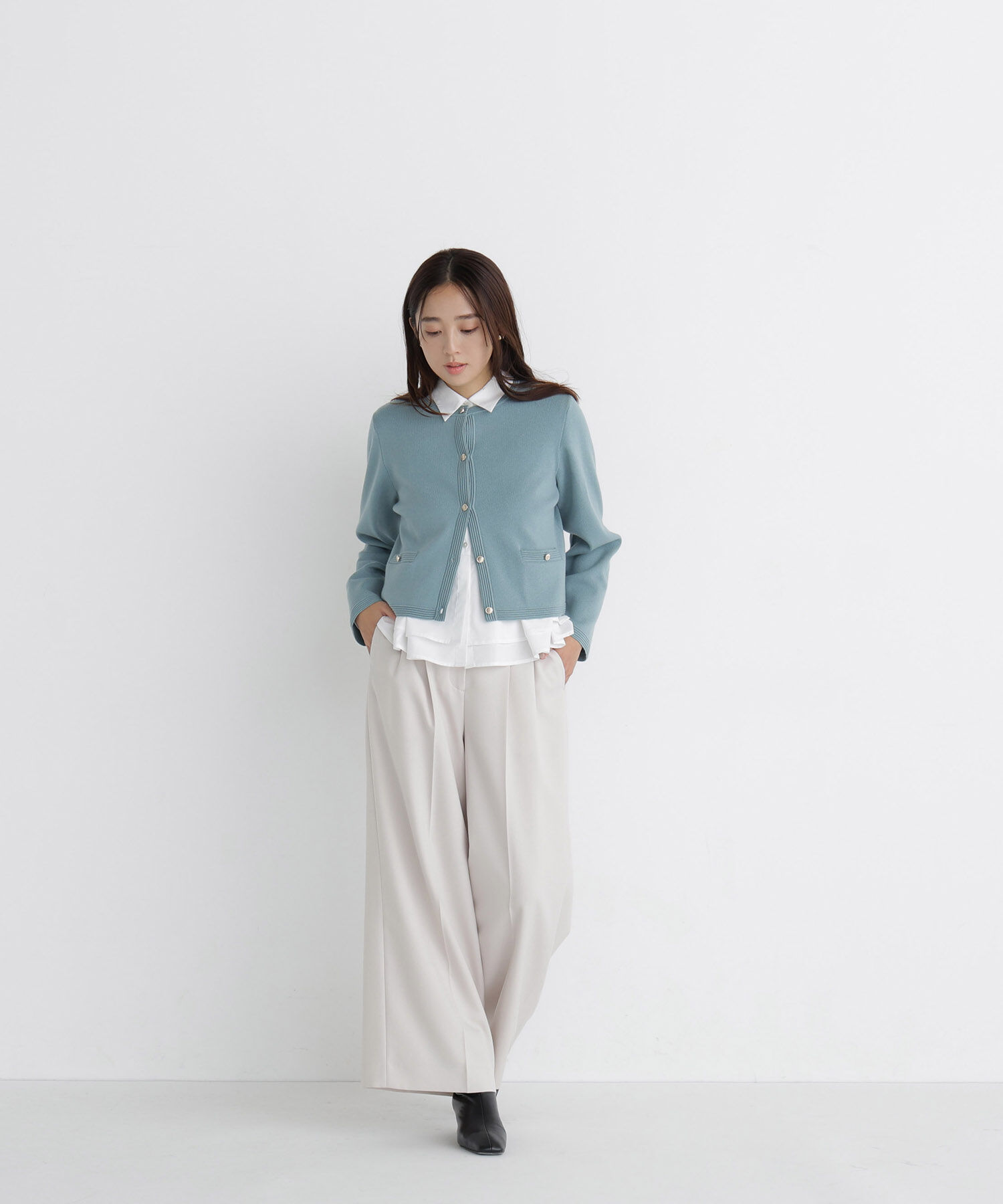  「シルクブレンドカーディガン 26AW」|ニット・セーター|