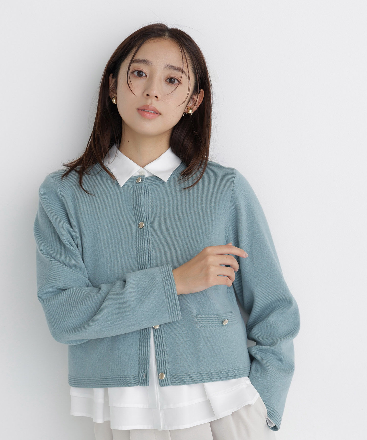 「シルクブレンドカーディガン 26AW」|ニット・セーター|
