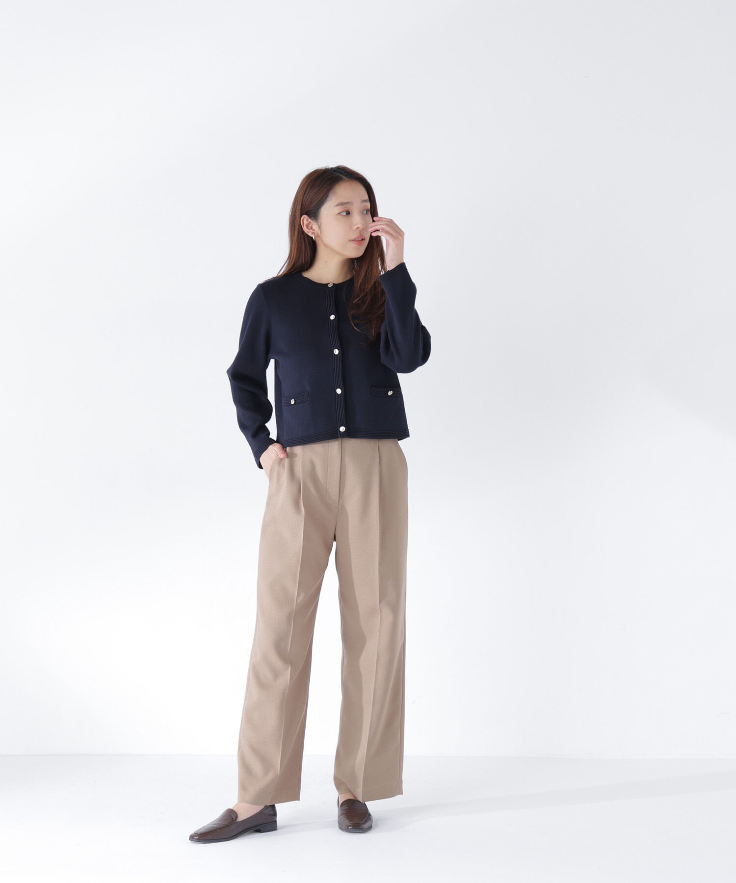  「シルクブレンドカーディガン 26AW」|ニット・セーター|