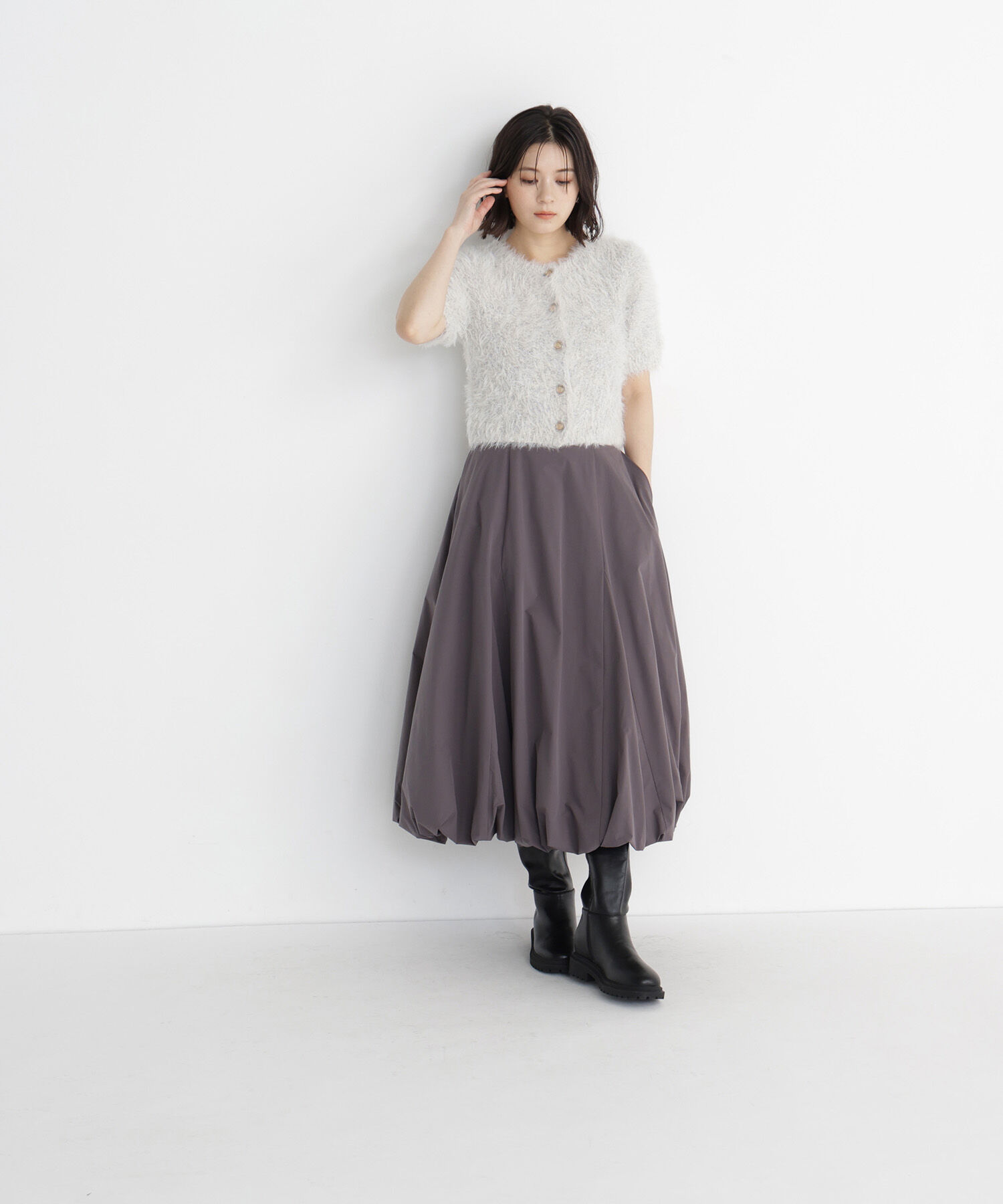  「＜Oggi11月号掲載＞バルーンスカート　26AW」|スカート|