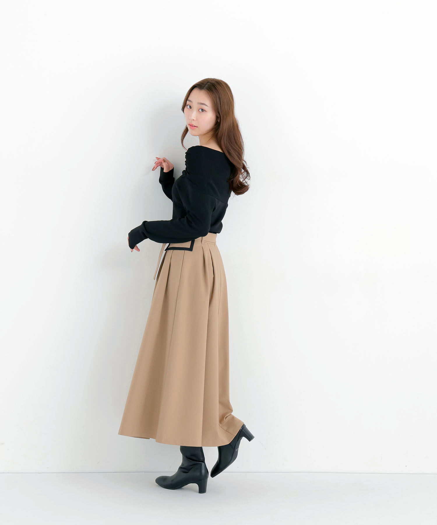  「＜CLASSY.11月号掲載＞トレンチディティールスカート」|スカート|