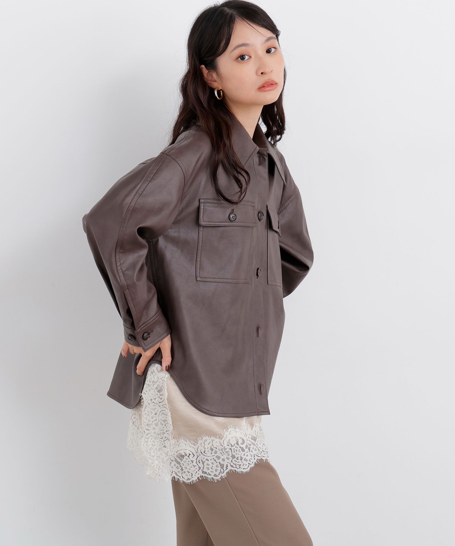  「〈N.〉フェイクレザーＣＰＯジャケット」|その他|