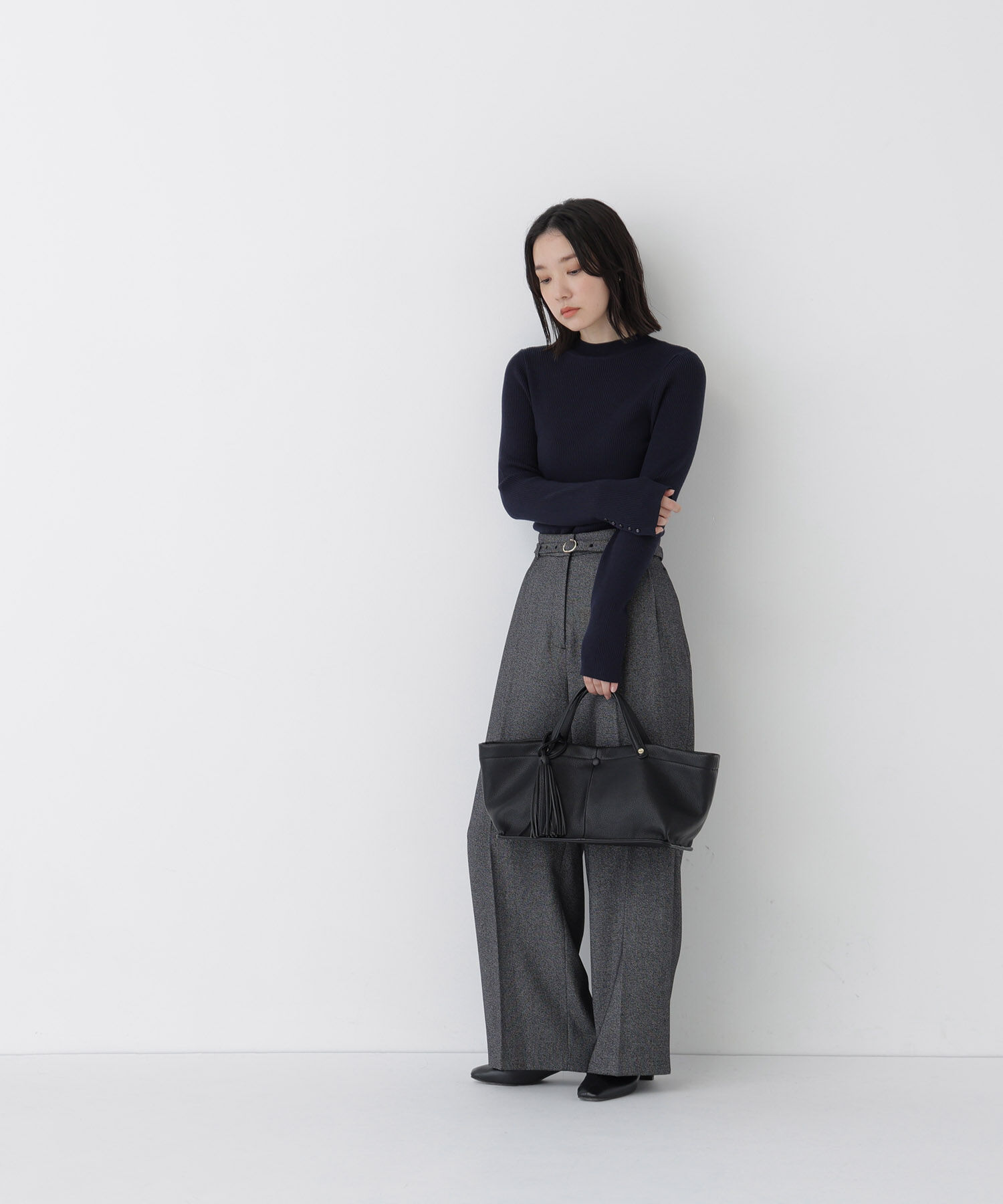  「＜Oggi.jp掲載＞ベルテッドワイドパンツ」|その他|