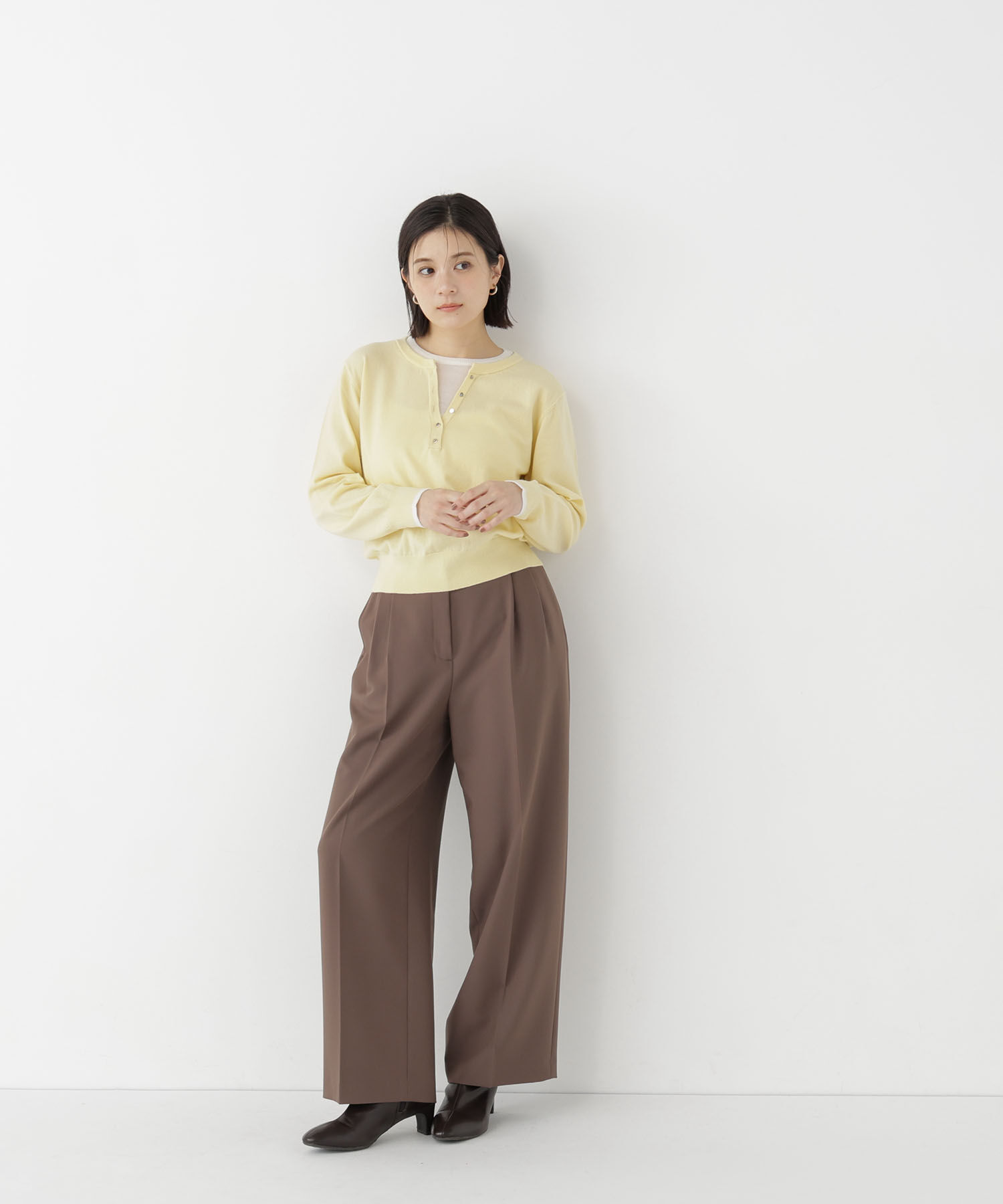  「＜Oggi.jp掲載＞ベルテッドワイドパンツ」|その他|
