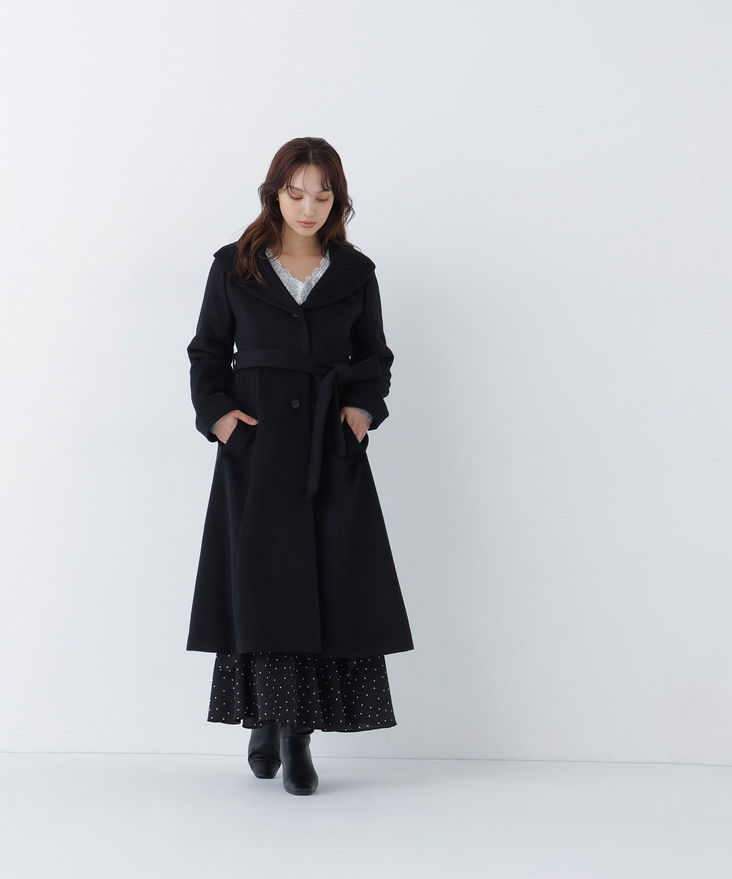  「ショールカラーベルテッドコート　26AW」|その他|