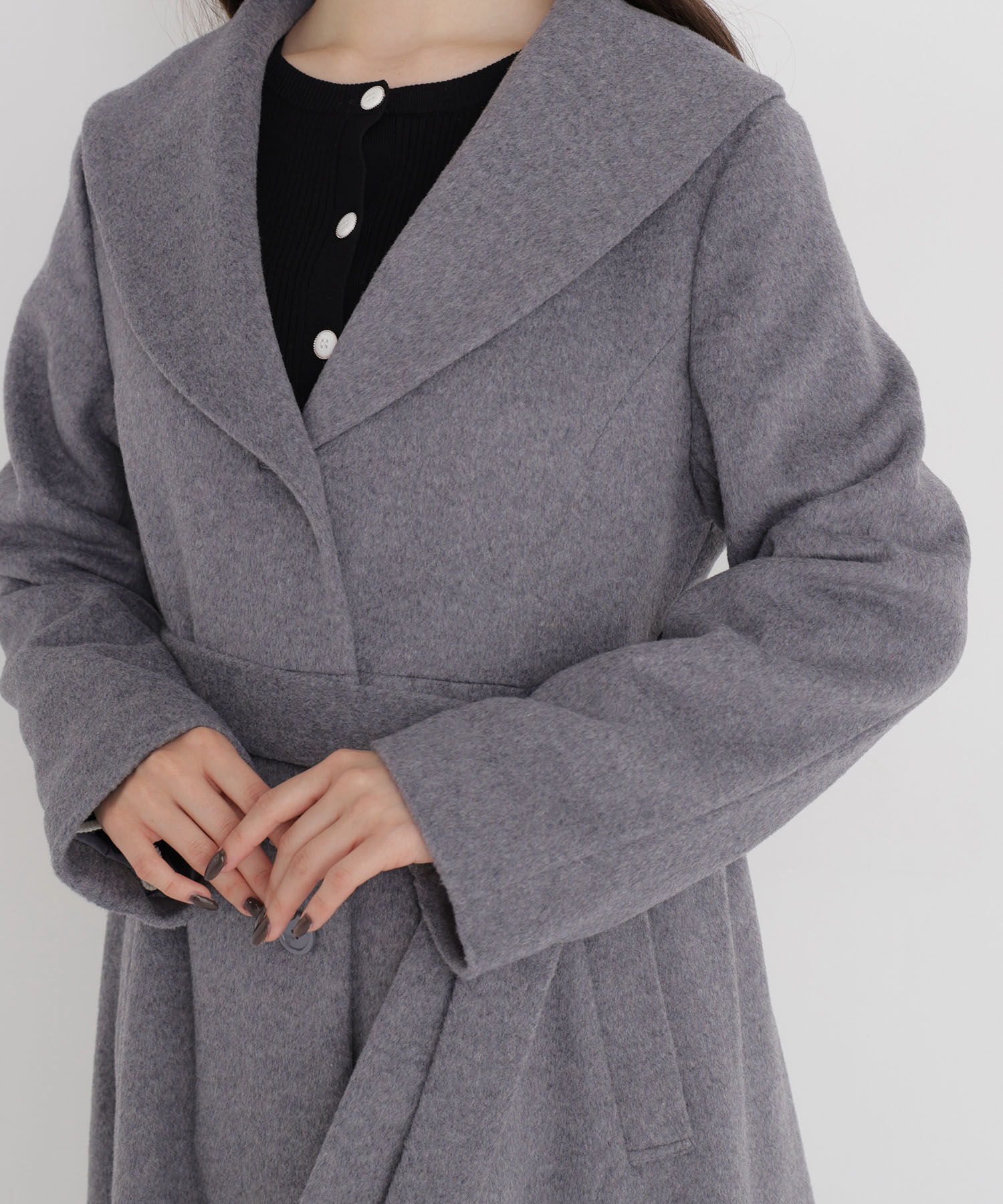  「ショールカラーベルテッドコート　26AW」|その他|