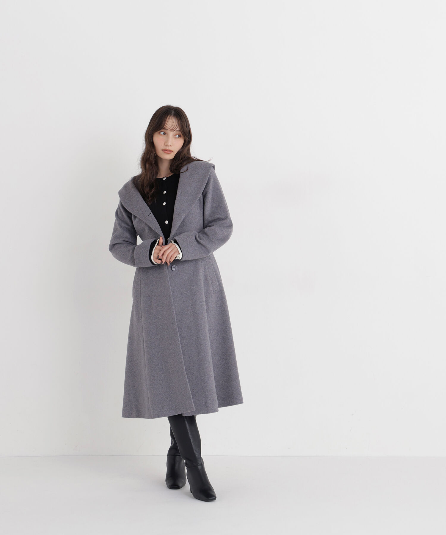  「ショールカラーベルテッドコート　26AW」|その他|