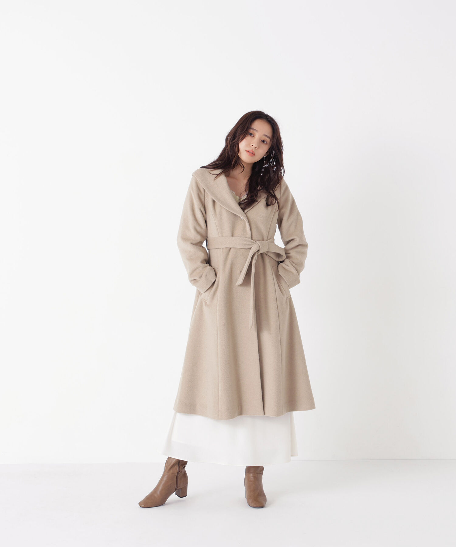  「ショールカラーベルテッドコート　26AW」|その他|
