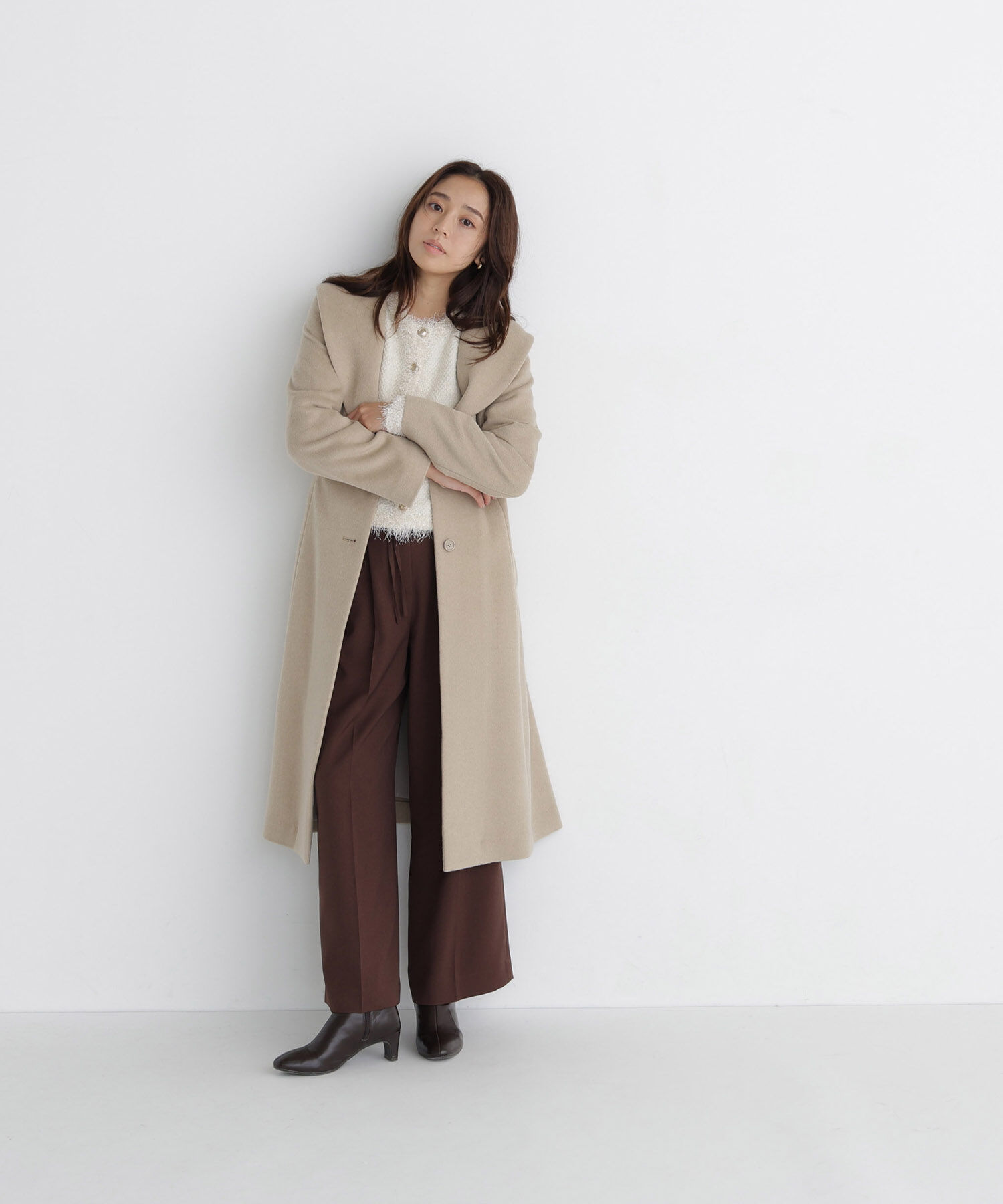  「ショールカラーベルテッドコート　26AW」|その他|